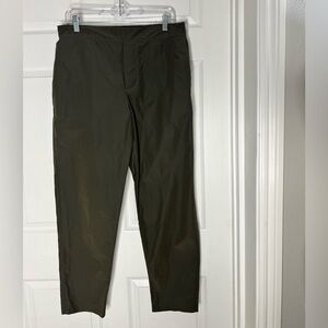 Maison Kitsune Paris Olive Green Cargo Casual Pants Sz XL